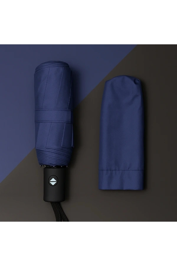 Bidebuvar Mavi Kılıflı Otomatik Kompakt Şemsiye