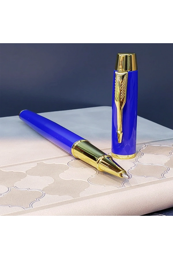 Bidebuvar Mavi Metal Tükenmez Kalem