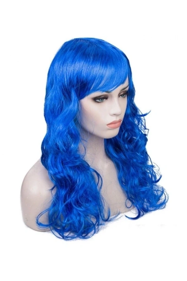 Bidebuvar Mavi Renk Parti Peruğu