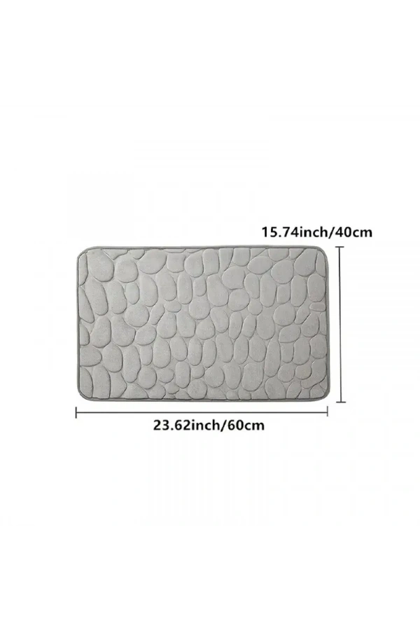 Bidebuvar Memory Kaydırmaz Banyo Paspası Pembe