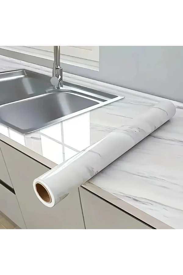 Bidebuvar Mermer Desenli Kaplama Kağıdı 5 Metre