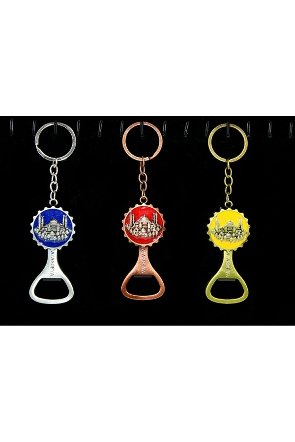 Bidebuvar Metal Ayasofya Anahtarlık Ve Açacak Model 2