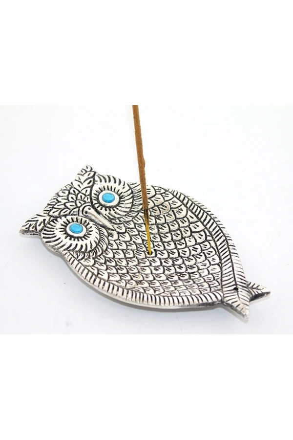 Bidebuvar Metal Baykuş Tasarımı Tütsülük