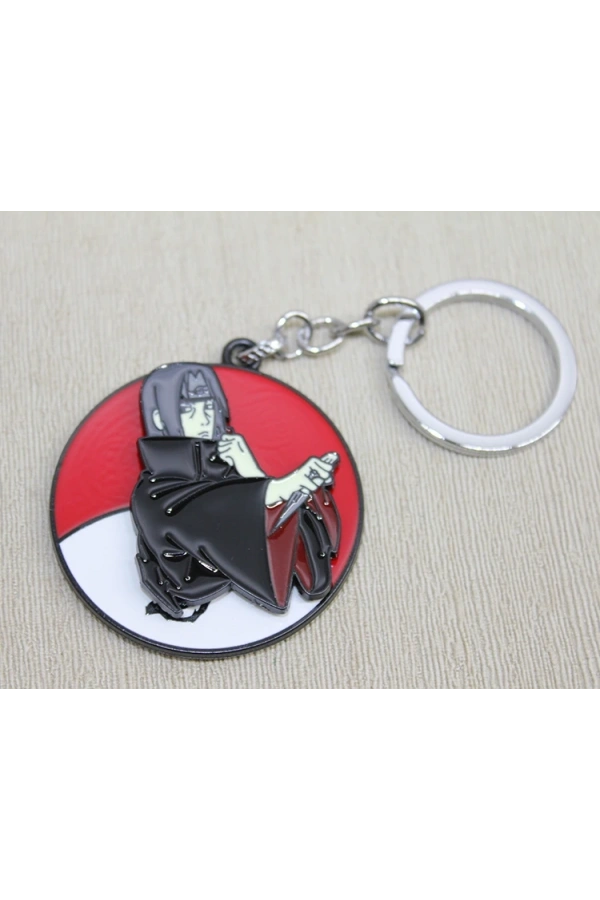 Bidebuvar Metal Dönen Itachi Uchiha Anahtarlık