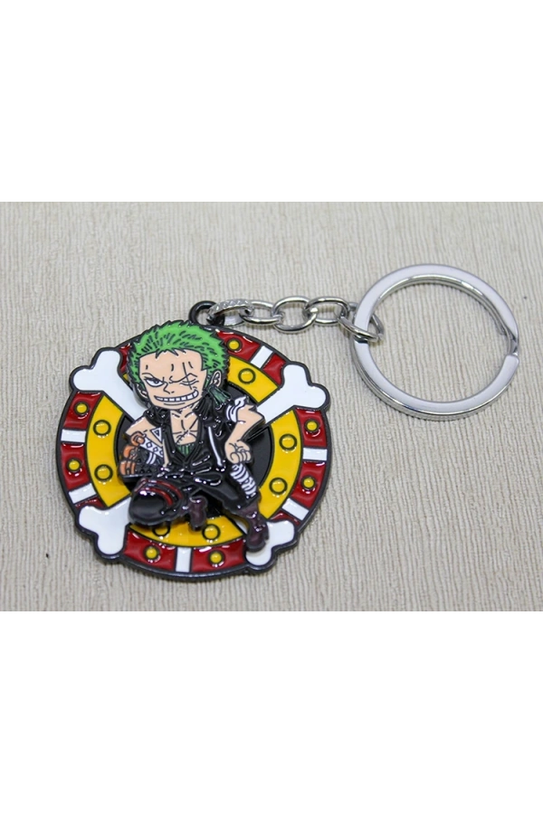 Bidebuvar Metal Dönen One Piece Anahtarlık