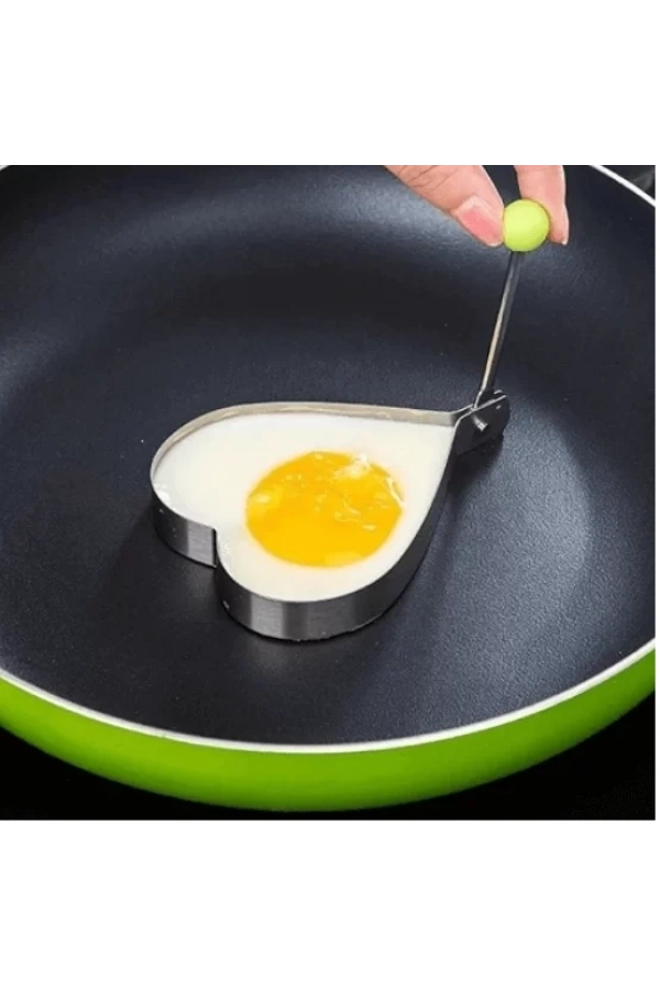 Bidebuvar Metal Kalp Omlet Krep Kalıbı