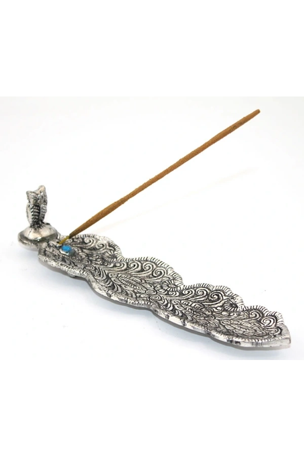 Bidebuvar Metal Kayık Baykuş Tasarımı Tütsülük Model 2