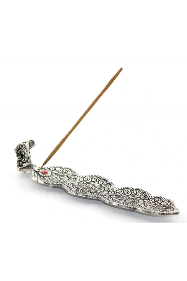 Bidebuvar Metal Kayık Ganeşa Tütsülük Model 2