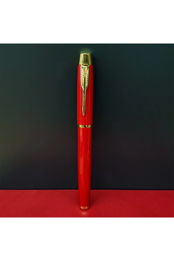 Bidebuvar Metal Kırmızı Roller Kalem
