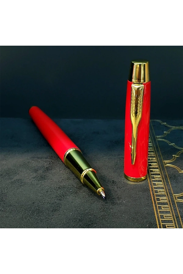 Bidebuvar Metal Kırmızı Roller Kalem