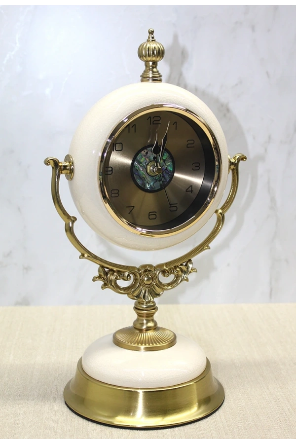 Bidebuvar Metal Masa Üstü Saat