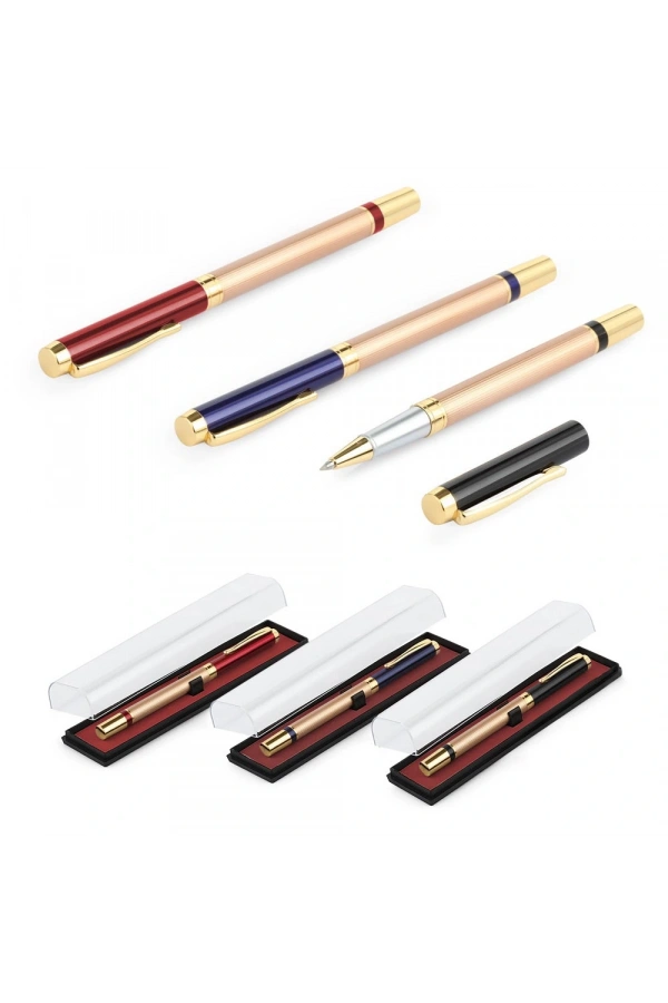 Bidebuvar Metal Roller Renkli Kalem