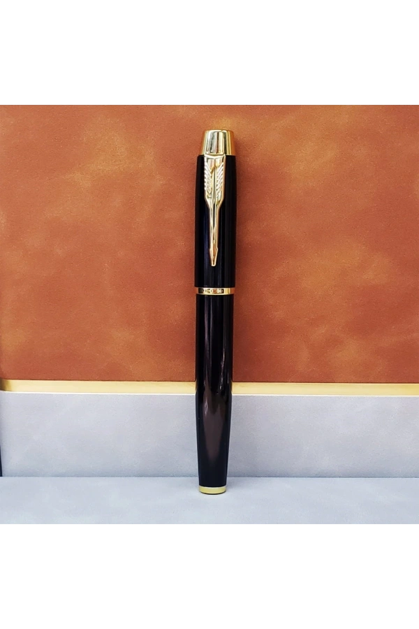 Bidebuvar Metal Siyah Roller Tükenmez Kalem