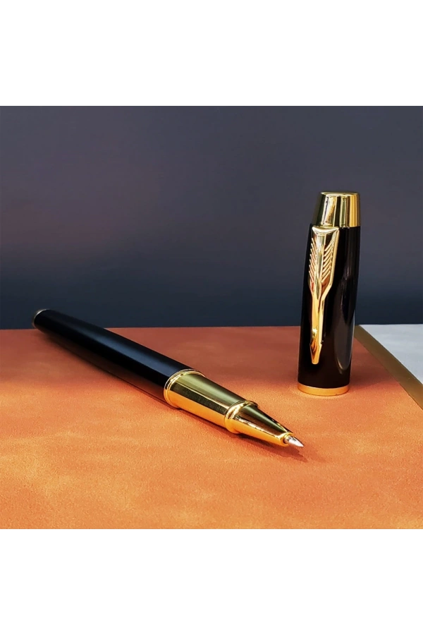 Bidebuvar Metal Siyah Roller Tükenmez Kalem