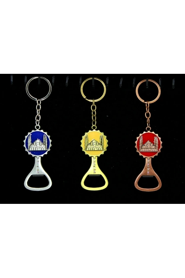 Bidebuvar Metal Sultanahmet Anahtarlık Ve Açacak Model 2