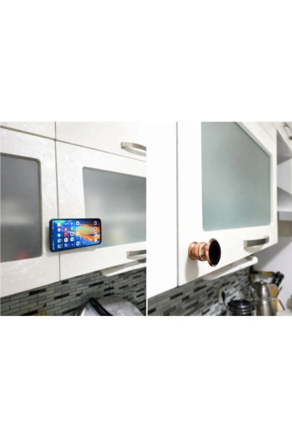Bidebuvar Metal Telefon Tutucu Torpidoya Yapışan Mıknatıslı
