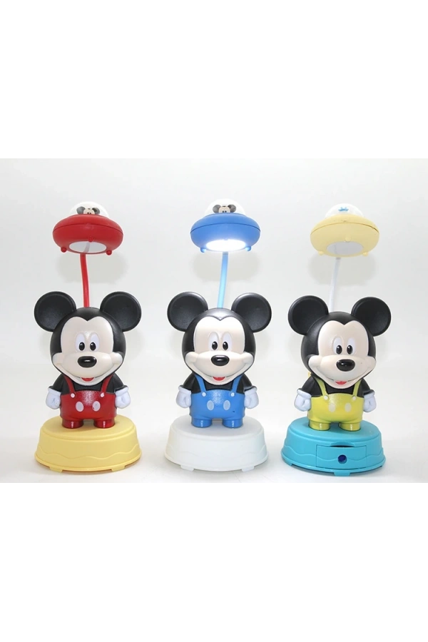 Bidebuvar Mickey Mouse Masa Üstü Lamba USB Şarjlı Model 2
