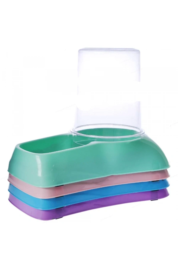 Bidebuvar Mikopet Hazneli Su ve Mama Kabı 3 Litre