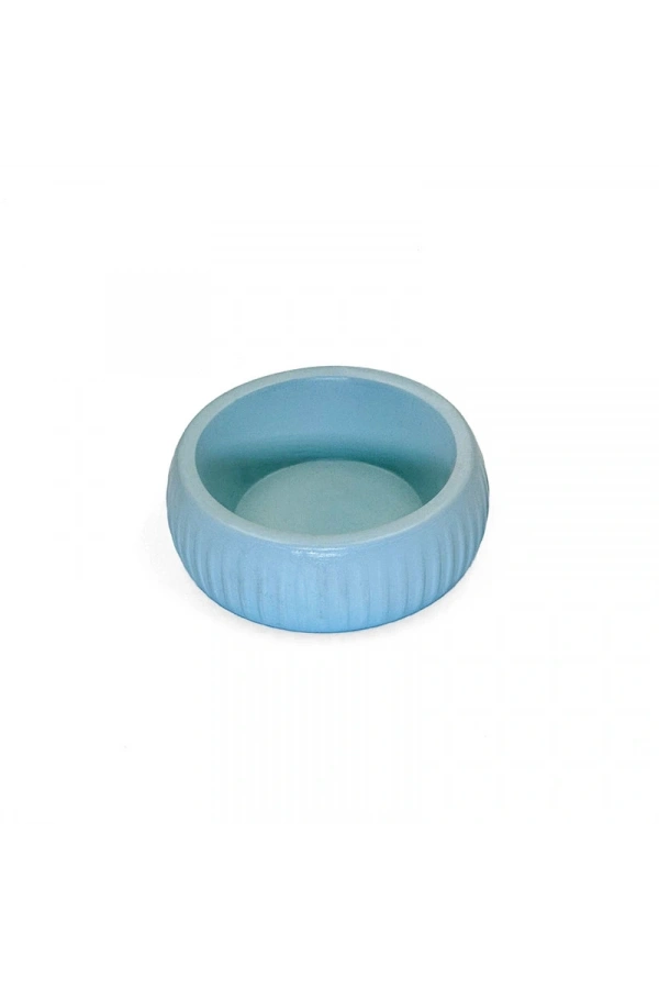 Bidebuvar Mikopet Organik Seramik Mama Kabı Mavi