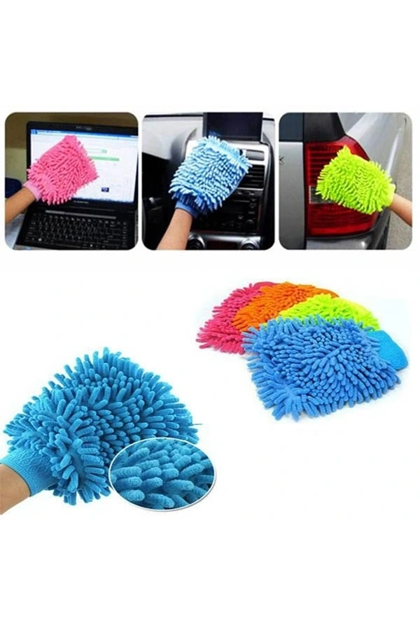 Bidebuvar Mikrofiber Araç Yıkama Eldiveni