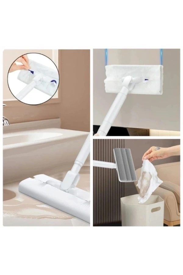Bidebuvar Mikrofiber Bezli Mop Paspas