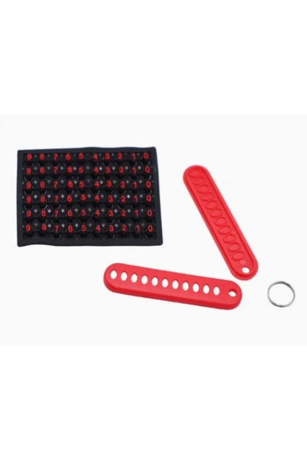 Bidebuvar Mini Anahtarlık Çok Amaçlı Numaratör