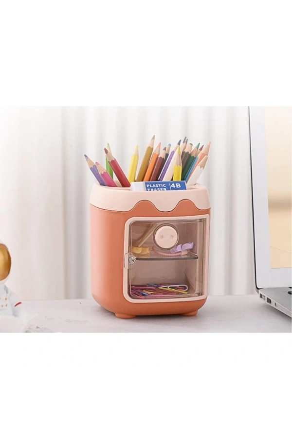 Bidebuvar Mini Dolap Tasarımlı Kalemlik