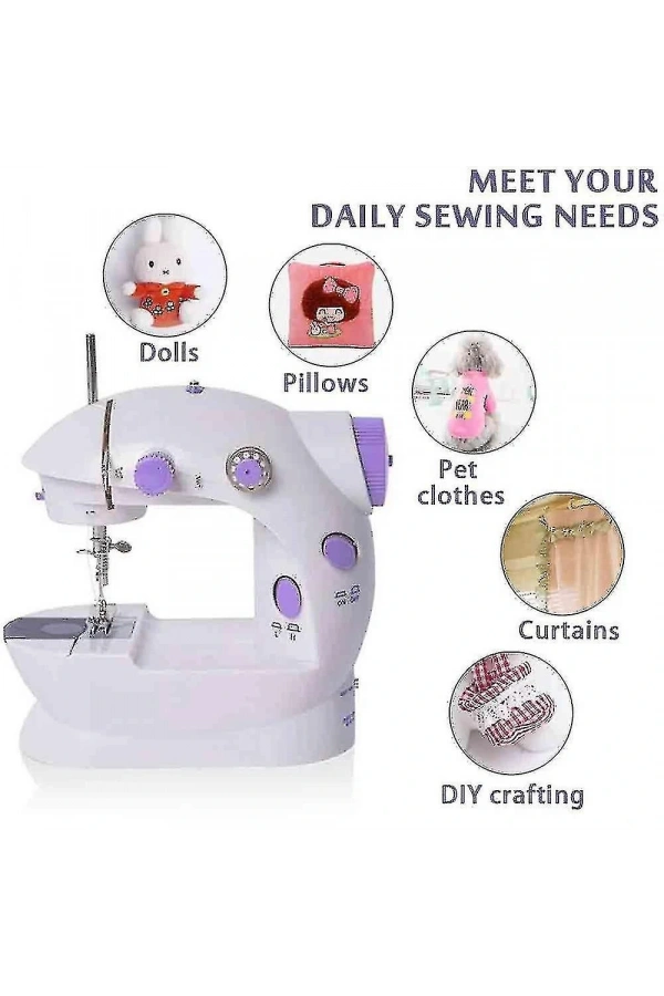 Bidebuvar Mini Ev Dikiş Makinesi Pedallı Sewing Machine