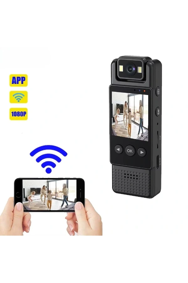 Bidebuvar Mini Taşınabilir Vücut Vlog Kamerası