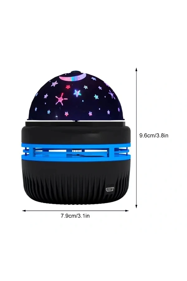 Bidebuvar Mini Yıldızlı Projektör Gece Lambası