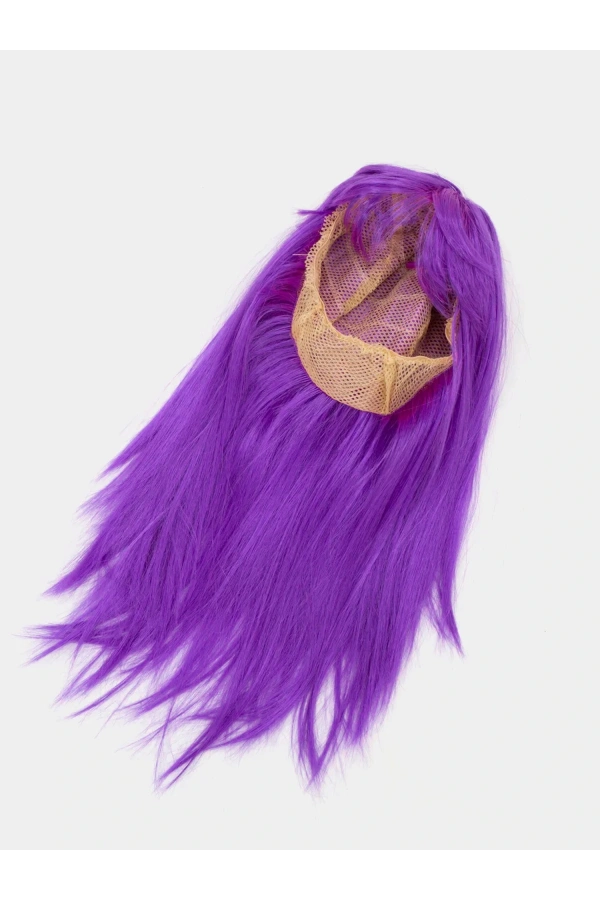 Bidebuvar Mor Düz Kesim Peruk