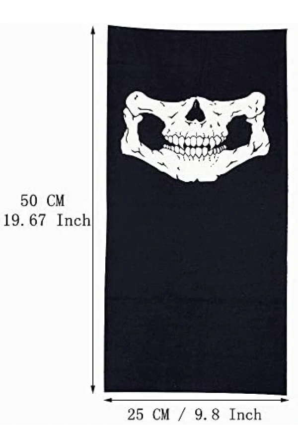 Bidebuvar Motorcu Boyunluk Baf Buff Bandana 25x48 cm Model 7