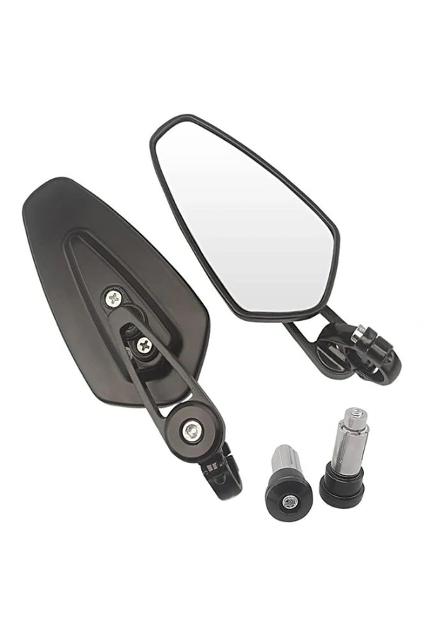 Bidebuvar Motosiklet Gidon Aynası Siyah Tak Kullan