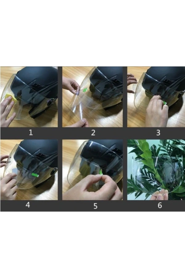 Bidebuvar MOTOSIKLET  KASKI İÇIN YAĞMUR KAYDIRICI