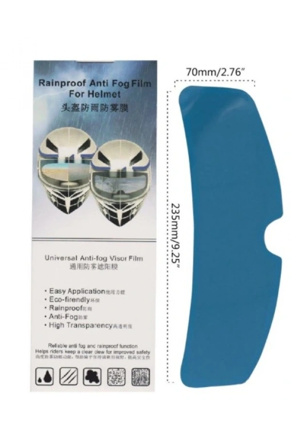 Bidebuvar MOTOSIKLET  KASKI İÇIN YAĞMUR KAYDIRICI