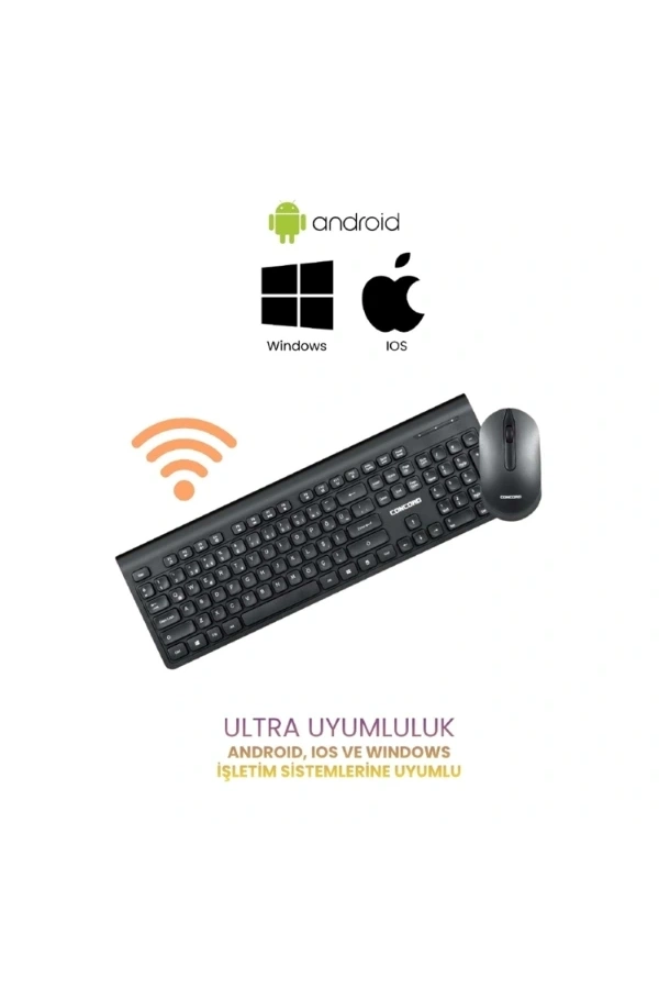 Bidebuvar Multimedya Q Klavye Ve Mouse Seti
