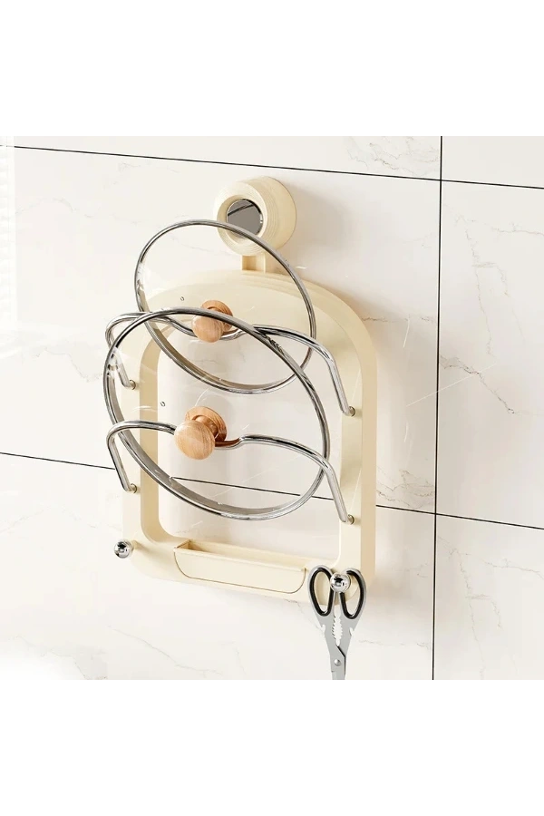 Bidebuvar Mutfak Tava Tencere Kapak Tutucu Organizer Raf