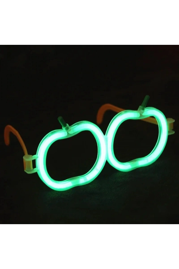 Bidebuvar Neon Stick Elma Gözlük Seti 12 Adet