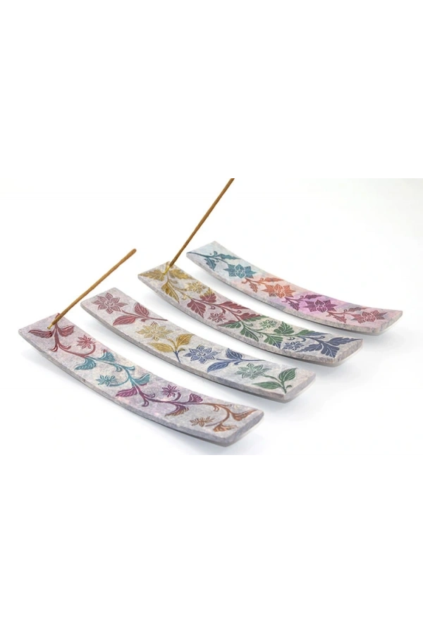 Bidebuvar Obsidian Taşı Kayık Tütsülük