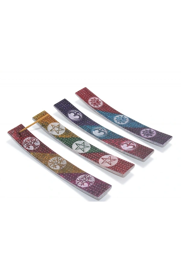 Bidebuvar Obsidian Taşı Kayık Tütsülük Model 2