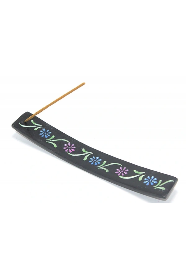 Bidebuvar Obsidian Taşı Kayık Tütsülük Model 4