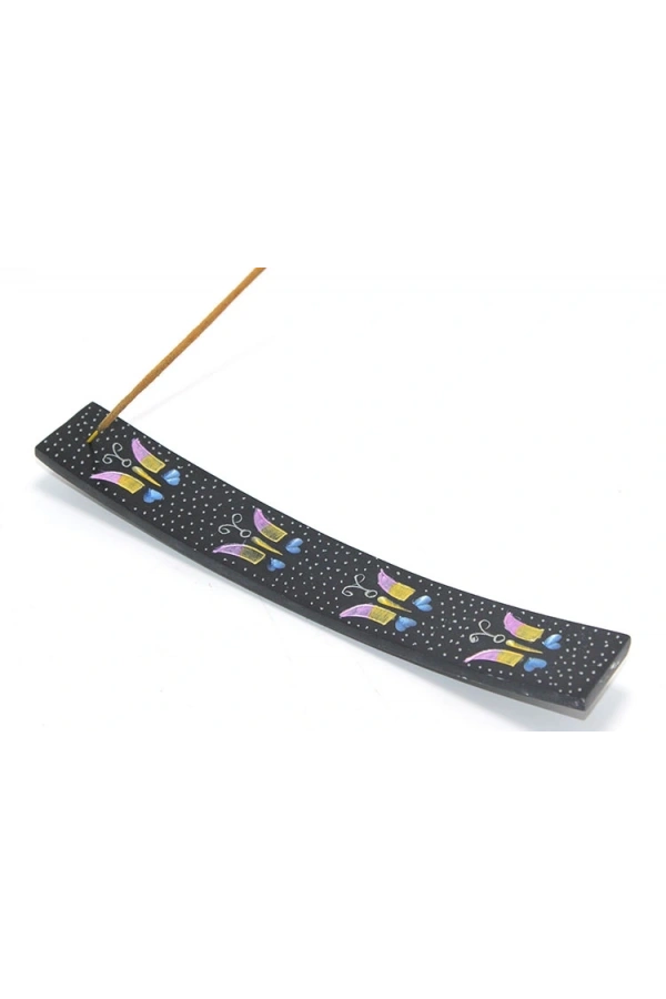 Bidebuvar Obsidian Taşı Kayık Tütsülük Model 5