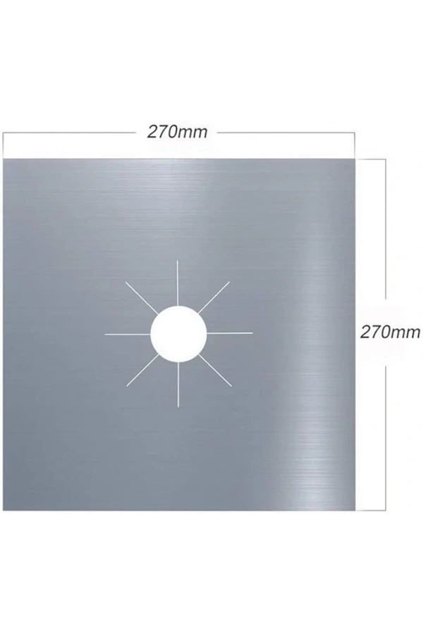 Bidebuvar Ocak Koruyucu Alüminyum Ped Seti 5 Adet