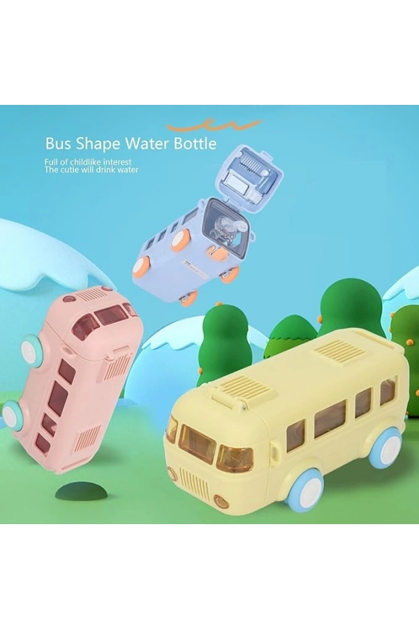 Bidebuvar Otobüs Şeklinde Su Matarası