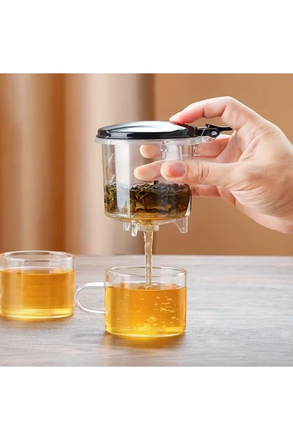 Bidebuvar Otomatik Basmalı Demlik 900 ml