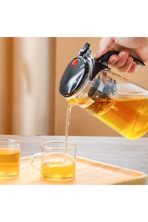 Bidebuvar Otomatik Basmalı Demlik 900 ml