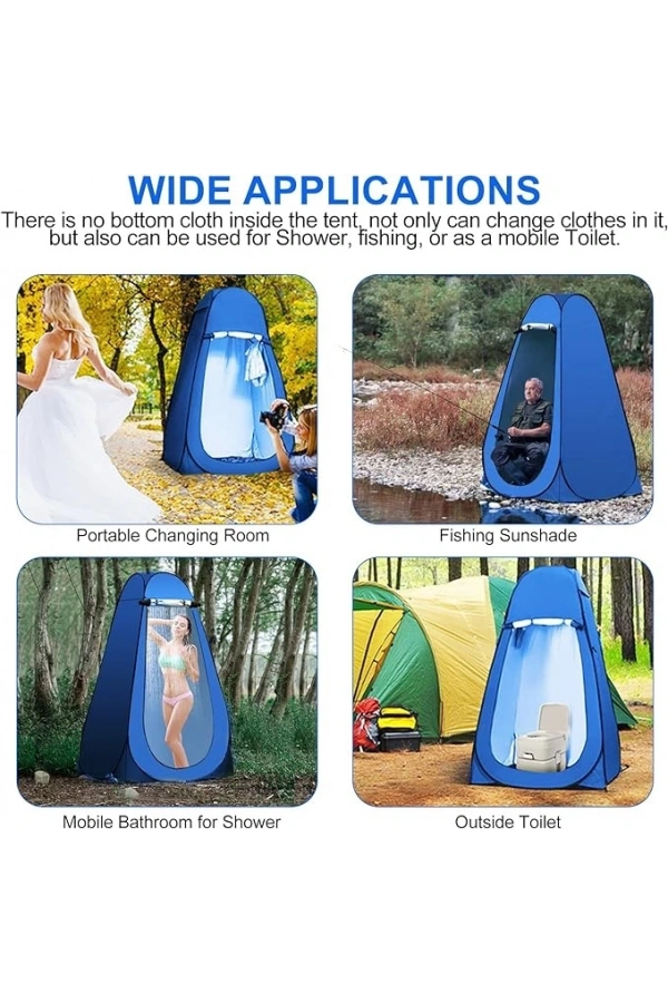 Bidebuvar Otomatik Kamp Giyinme Çadırı