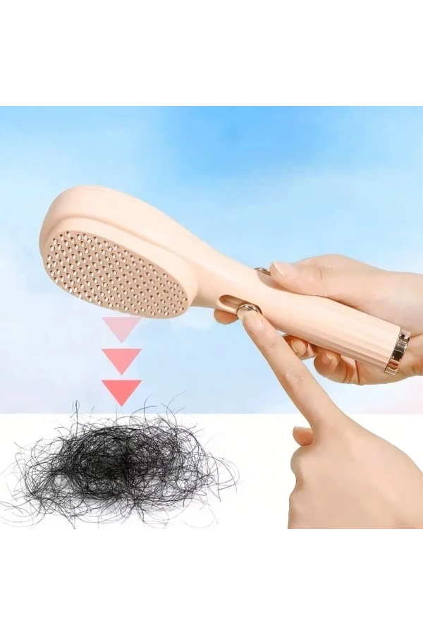 Bidebuvar Otomatik Tuşlu Saç Masaj Tarağı