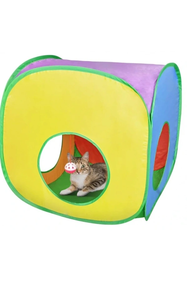 Bidebuvar Oyuncak Toplu Kedi Oyun Tüneli