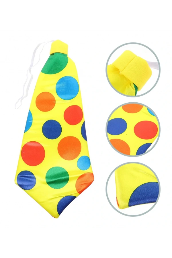 Bidebuvar Palyaço Kravatı Lastikli Geniş Kesim